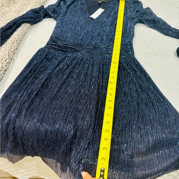 White House Black Market Navy sparkle dress new with tags - Picture 8 of 10